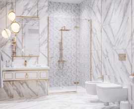 Керамогранит Calacatta Grey  (Absolut Gres, Индия)