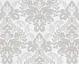 Декор Laparet Afina Damask серый 20x40