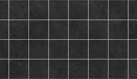 Декор Alabama мозаичный черный 20x60