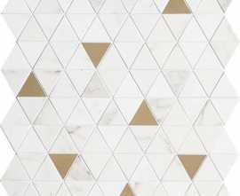 Мозаика Allmarble Wall Mosaico Statuario Tria Satin