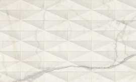 Плитка Allmarble Wall Struttura Pave 3D Statuario Lux 40x120