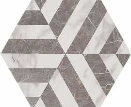 Декор Allmarble Rif. Statuario Saint Laurent 18,2x21