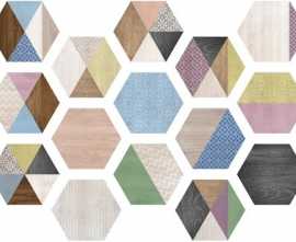 Керамогранит Art Deco hexa Mix 23,2x26,7