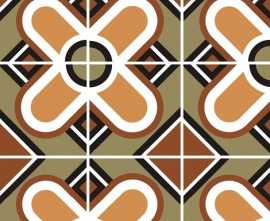 Керамогранит Bauhome Blume Warm 20x20