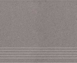 Ступень Bazo Grys Sol-Pieprz Stopnica Prosta Mat 29,8x59,8