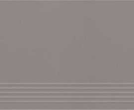 Ступень Bazo Grys Monokolor Stopnica Prosta Mat 29,8x59,8