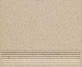 Ступень Bazo Beige Sol-Pieprz Stopnica Prosta Mat 30x30