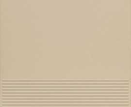 Ступень Bazo Beige Monokolor Stopnica Prosta Mat 30x30