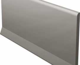 Плинтус Bazo Grys Monokolor Cokol Wywiniety Ostry Mat 10x19,8