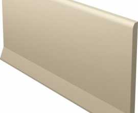 Плинтус Bazo Beige Monokolor Cokol Wywiniety Ostry Mat 10x19,8