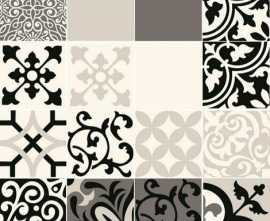 Панно Beat of White 16-elementowy Patch A декор 59,8x59,8