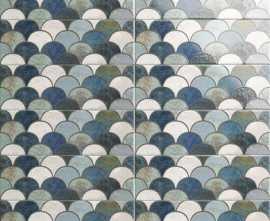 Плитка Escamo blu 10x30