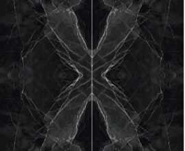 Декор Black calacatta Kristal Bookmatch Rect Polish Nano 120x240