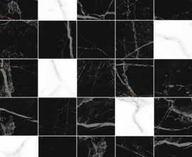 Декор Total мозаичный черный 25x25