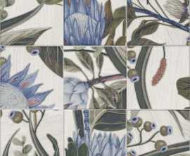 Декор Decor Blue Leaves 20x20