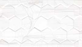 Плитка Brennero White hexagon 25x75