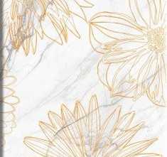 Декор Briere белый Flower 1 30x60