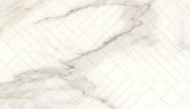 Декор Calacatta Sparkle Gold Inserto Polysk 29,8x89,8
