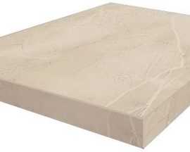 Ступень Capri Bianco угловая левая 33x45