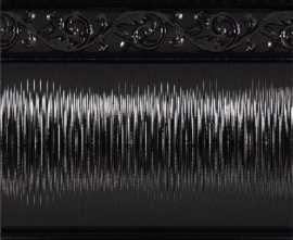 Бордюр Caprichosa Negro Zocalo Yara 15x15