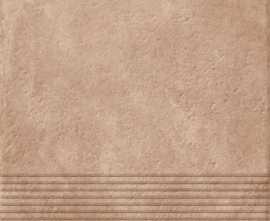 Ступень Carpet темно-бежевый рельеф 29,8x29,8