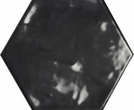 Керамогранит Chiara Negro brillo Hex 20x24