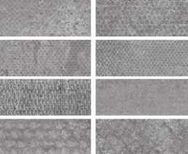 Керамогранит Costruire Metallo Strong Mix Titanio 30x120