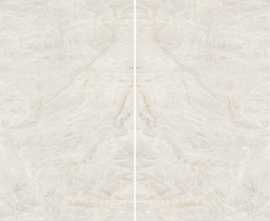 Керамогранит Crystal White Polished Bookmatch 12 mm 162x324