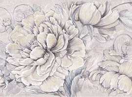 Панно Delicato Bouquet Perla (из 4-х плиток) 63x126