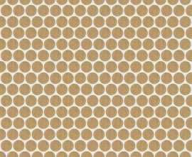Мозаика Extra Light Circle Mink Стекло 1,8x1,8