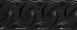 Бордюр Fashion Spirit Black Listwa Struktura Mat 9x39,8