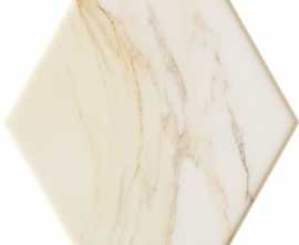 Плитка Flare white hex 11x12,5