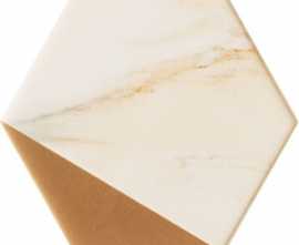 Декор Flare Dekor gold hex 11x12,5