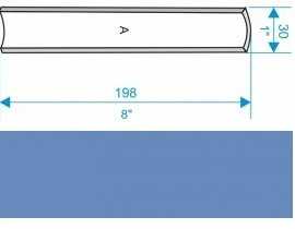 Профиль декоративный Gamma Ksztaltka A niebieska mat 3x19,8
