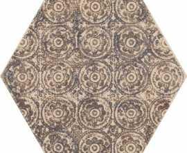 Декор Glitter Mood Blue Heksagon Inserto C 17,1x19,8