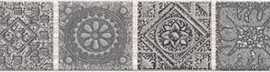 Бордюр Grazia Grey Nefertiti 6,2x40,5