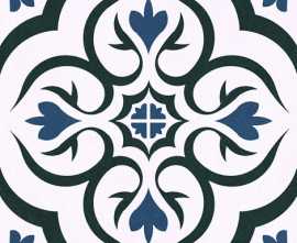 Керамогранит Hidraulicos Harrogate White 33,3x33,3
