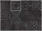 Декор Icone Bleu Decore Noir 20x20