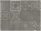 Декор Icone Bleu Decore Gris 20x20