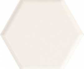 Плитка Uniwersalny Heksagon White Struktura Polysk 17,1x19,8