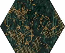 Декор Intense Tone Green Inserto Szklane Heksagon B 17,1x19,8