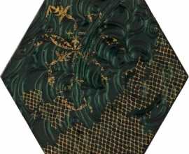 Декор Intense Tone Green Inserto Szklane Heksagon A 17,1x19,8
