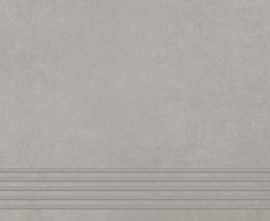 Ступень Intero silver Stopnica prosta nacinana mat 29,8x59,8