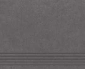 Ступень Intero grafit Stopnica prosta nacinana mat 29,8x59,8