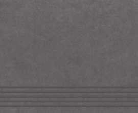 Ступень Intero grafit Stopnica prasowana mat 29,8x59,8