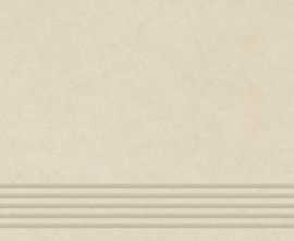Ступень Intero beige Stopnica prosta nacinana mat 29,8x59,8