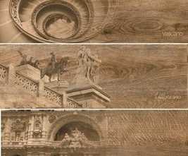 Декор Italian Wood Dark Brown/Темно-коричневый Структурированный 20x60