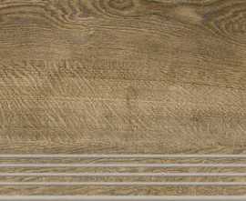 Ступень Italian Wood Dark Brown/Темно-коричневый Структурированный 20x60