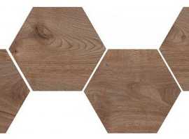 Декор Letizia wood hex 19,2x22,1