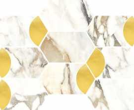 Декор Luce Oro Esagona Decoro Rame Lusso 26x35